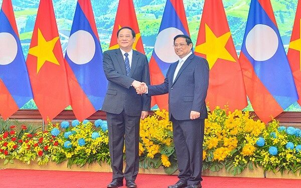 Thủ tướng Phạm Minh Chính chủ trì lễ đón Thủ tướng Lào thăm chính thức Việt Nam