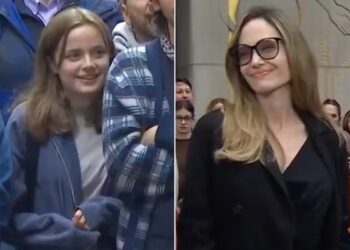 Con gái út ủng hộ Angelina Jolie