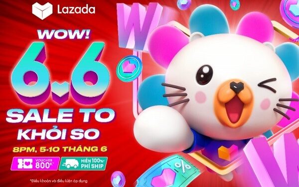 Lazada ‘khuấy động’ mùa hè với Lễ hội mua sắm 6.6 – ‘Sale to khỏi lo’
