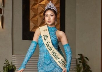 Hoa hậu Lan Anh phát tướng khi đọ dáng cùng hội chị em Miss Earth 2023