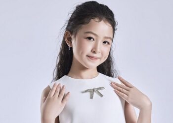 Quán quân ‘Ngôi sao hoàn vũ nhí’ khoe nhan sắc trong veo