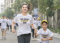 Vũ Thu Phương và ái nữ tham gia Giải chạy vì Bệnh nhi ung thư 2024