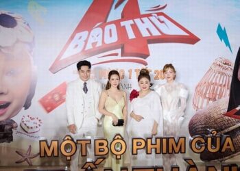 Hoa hậu Thu Hoài bất ngờ góp mặt trong phim Tết “Bộ tứ báo thủ”