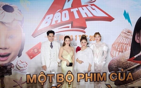 Hoa hậu Thu Hoài bất ngờ góp mặt trong phim Tết “Bộ tứ báo thủ”