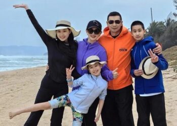 Gia đình sao võ thuật Triệu Văn Trác đến Phú Quốc