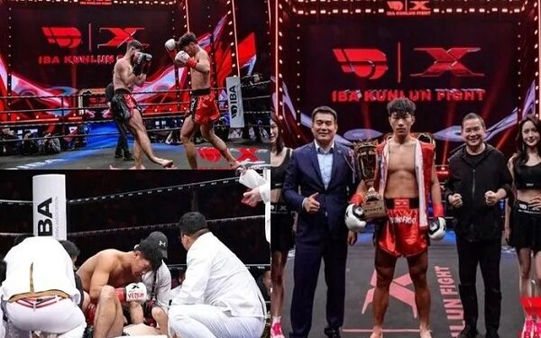 Võ sĩ Pháp gãy chân, thua nhà vô địch Trung Quốc trong 14 giây